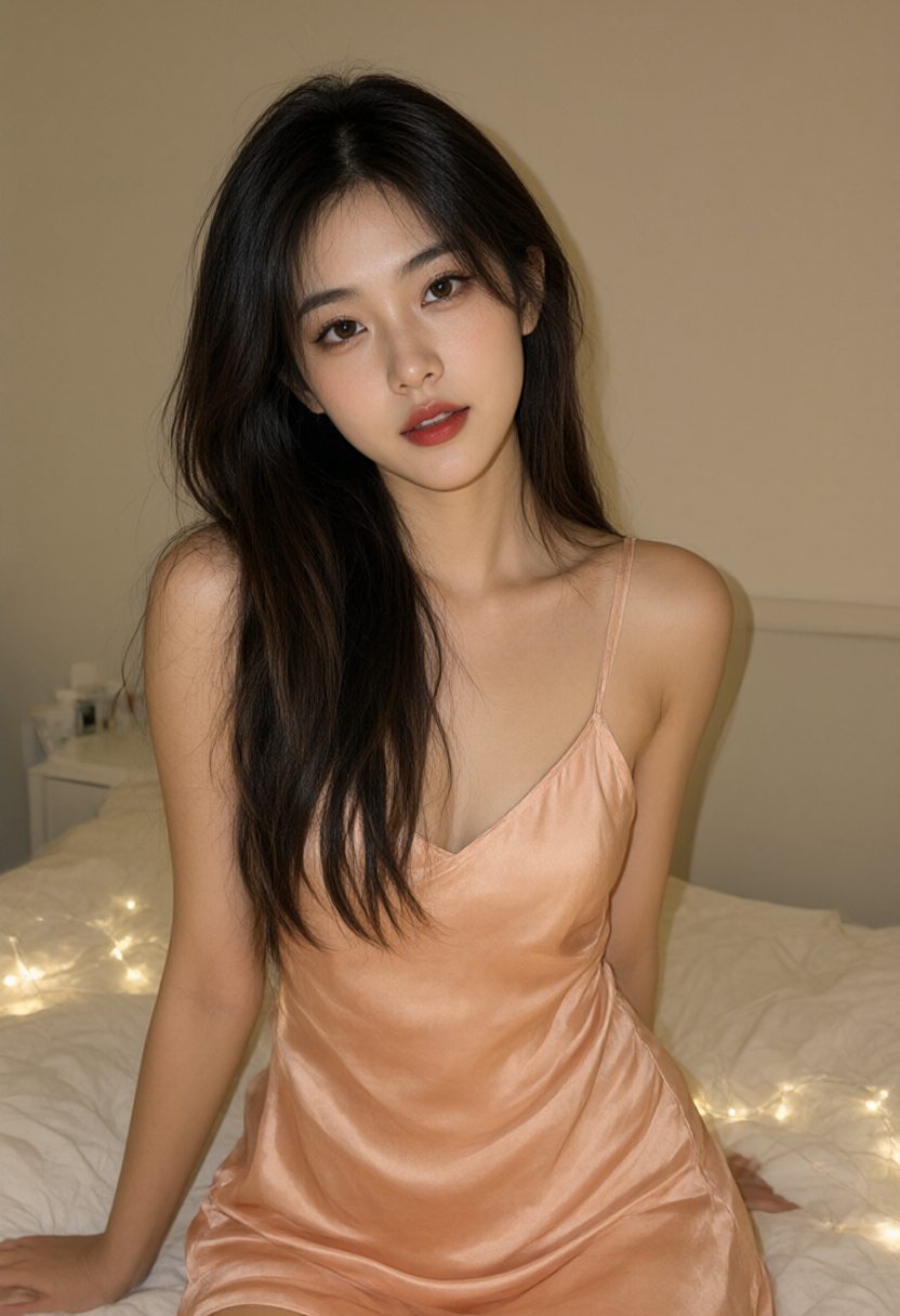 古琴琴弦与窗边烛光